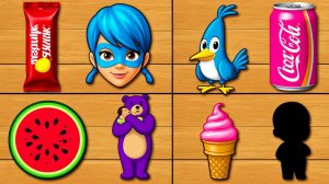 Мультик для детей пазлы - силуэты Леди Баг Босс молокосос, развивающий мультфильм для малышей