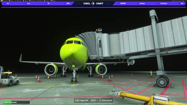 MSFS2024 Flight Sim Labs A321-271NX, ENG PW1133G-JM, AFL5306, Krasnoyarsk(UNKL) - Nonosibirsk(UNNT)