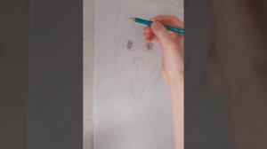 Рисуем собачку карандашами.