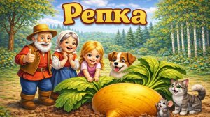 Сказка Репка! Мультик для малышей