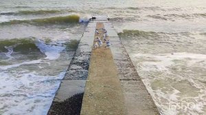 Море, февраль, Приморский