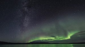 Северное сияние, нежная мелодия для отдыха и сна