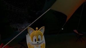 SONIC AND TAILS GO CAMPING IN VR CHAT (360p)