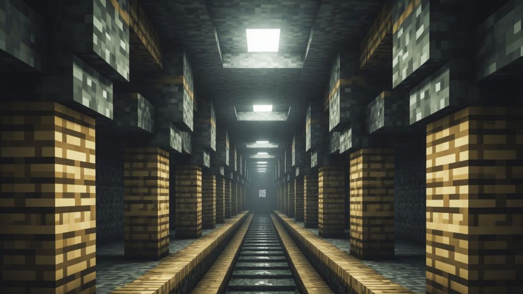 Да очень странная шахта