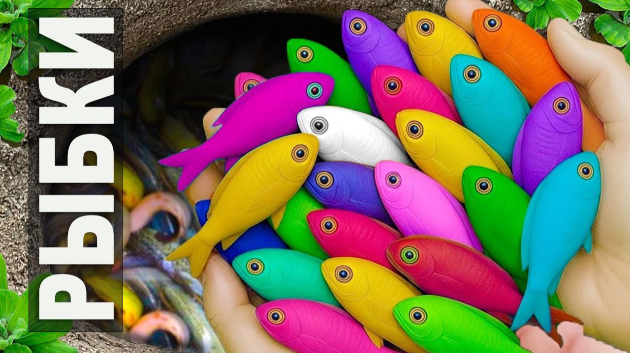 Мультики для детей про речных обитателей. Ловим и рассматриваем жителей водоема. Мультики малышам смотреть онлайн