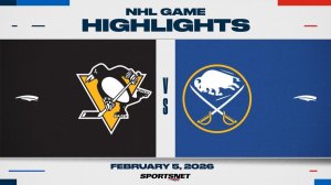 06.02.2026 | ОБЗОР МАТЧА | Баффало Сэйбрз - Питтсбург Пингвинз | Highlights