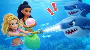 ВЕДЬМА ПОХИТИЛА ВОЛШЕБНУЮ ЖЕМЧУЖИНУ! 🧙😱 | Русалочки спешат на спасение моря! 🌊✨ | Для детей