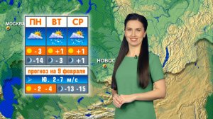 Прогноз погоды на 9 февраля в Новосибирске