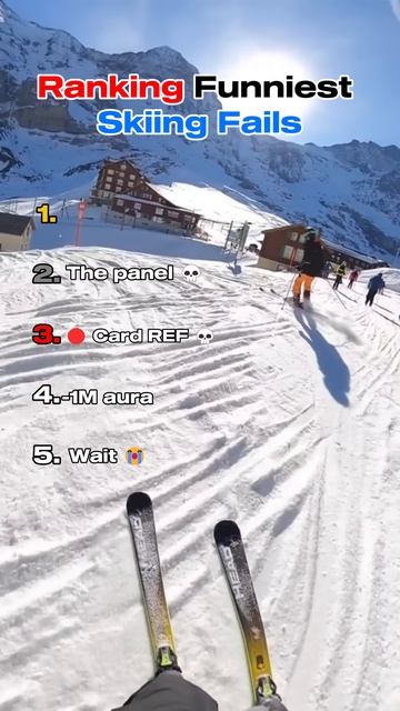 Ranking Funniest Skiing Fails ⛷️🤣❄️ #shorts #fails #skiing смотреть онлайн