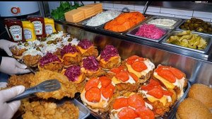 знаменитый в Корее куриный бургер за 6,5 долларов