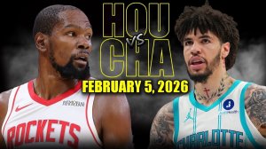 06.02.2026 | ОБЗОР МАТЧА | Хьюстон Рокетс - Шарлотт Хорнетс | Highlights