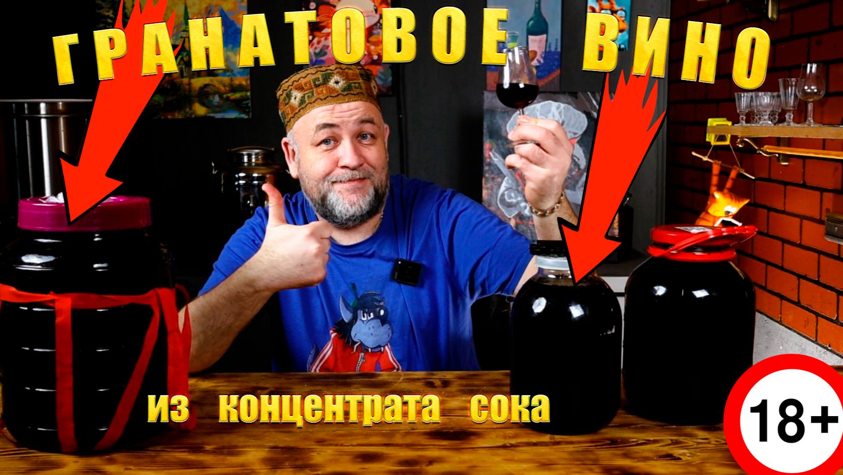 Гранатовое вино. Особенности приготовления вина из концентрата сока Почему не начинается брожение смотреть онлайн