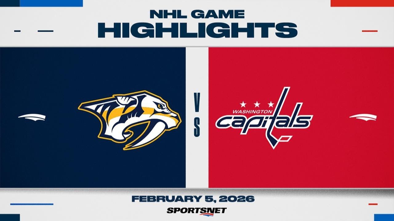 06.02.2026 | ОБЗОР МАТЧА | Вашингтон Кэпиталз - Нэшвилл Предаторз | Highlights смотреть онлайн
