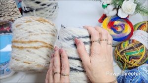 Подарок от Людмилы// Новая пряжа// Носочная пряжа// Вкусняшки и маски