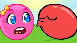 Новый КРАСНЫЙ ШАР, Красныш и Соня, мультик игра про красный шарик