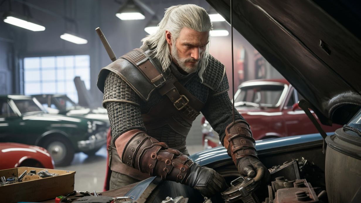 CAR MECHANIC SIMULATOR 21: Геральт продолжает перепродавать хлам за бешеные бабки