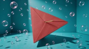 Оригами вертушка  волчок антистресс игрушка из бумаги