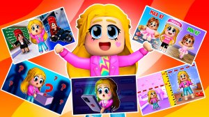 СЕЗОН 2 😋 Все Roblox истории Златы Бадабум в одном видео! 💖🎮