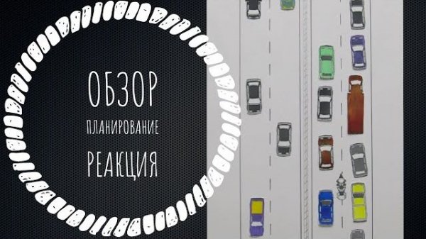 Работа со взглядом при езде на мотоцикле Часть 2я Обзор, планирование