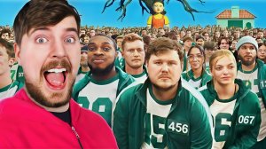 Игра в Кальмара в реальной жизни на $456,000. Мистер Бист