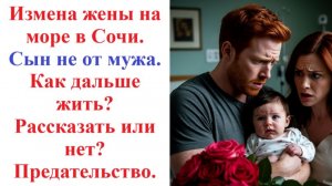 Аудиорассказ. Измена жены. Одна неделя в Сочи разрушила семью: история измены и раскаяния.