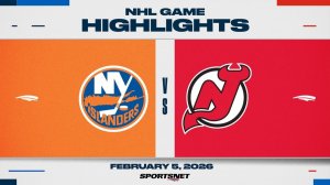06.02.2026 | ОБЗОР МАТЧА | Нью-Джерси Дэвилз - Нью-Йорк Айлендерс | Highlights