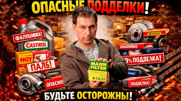 ТАКИЕ ФИЛЬТРЫ НЕЛЬЗЯ СТАВИТЬ! Подделки фильтров Mann, трещина в форсунках GM! Часть 2