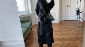 Парка из эко-кожи