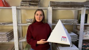 Сборка и обзор коробки-пирамиды для кейтеринга (закусок) Рост-Пак