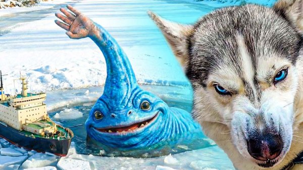 ФИНАЛЬНАЯ БИТВА с HAND SEA MONSTER! Полный фильм! Хаски Бандит Говорящая собака