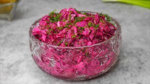ЗНАМЕНИТЫЙ салат _БАРБИ_! Давно забытый РЕЦЕПТ! УДИВИТЕЛЬНО вкусный свекольный САЛАТ!