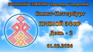 Большой семинар. Токарева Н. П.  Санкт-Петербург. День-2.  01.02.2026