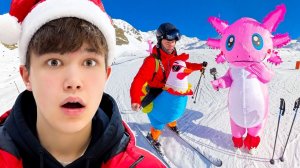 ℹ️ 5 ЗАДАНИЙ на ЛЫЖАХ! НОВЫЙ ГОД! - Мистер Макс