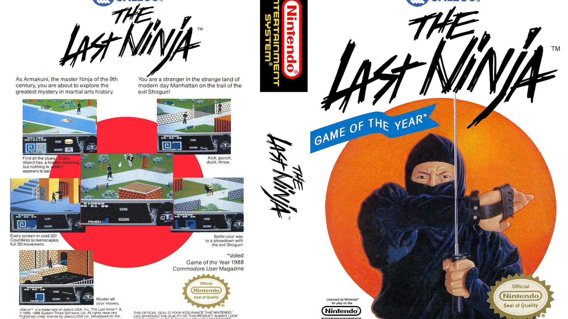 The Last Ninja (NES) смотреть онлайн