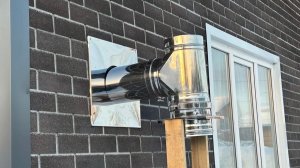 Монтаж дымохода часть 3/Пришли морозы