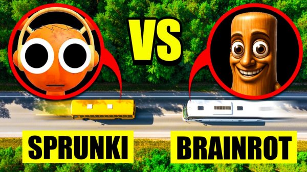 МОЙ ДРОН СНЯЛ АВТОБУС БРЕЙНРОТ VS АВТОБУС СПРУНКИ В РЕАЛЬНОЙ ЖИЗНИ!