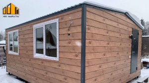 Модульный дом с металлосайдингом