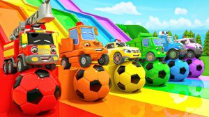 Мультики про машинки - Мультфильмы для детей и малышей - Веселые песенки для детей и малышей