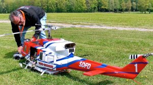 Какой же он красивый! "BELL-412" Вертолёт на радиоуправлении