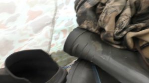 Моя палатка внутри ,проста ,надёжна ,уютна