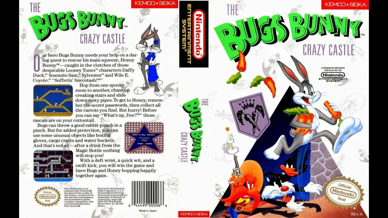 The Bugs Bunny Crazy Castle (NES) смотреть онлайн