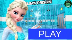 Побег из тюрьмы Барри от Эльзы. Холодное сердце #роблокс #roblox