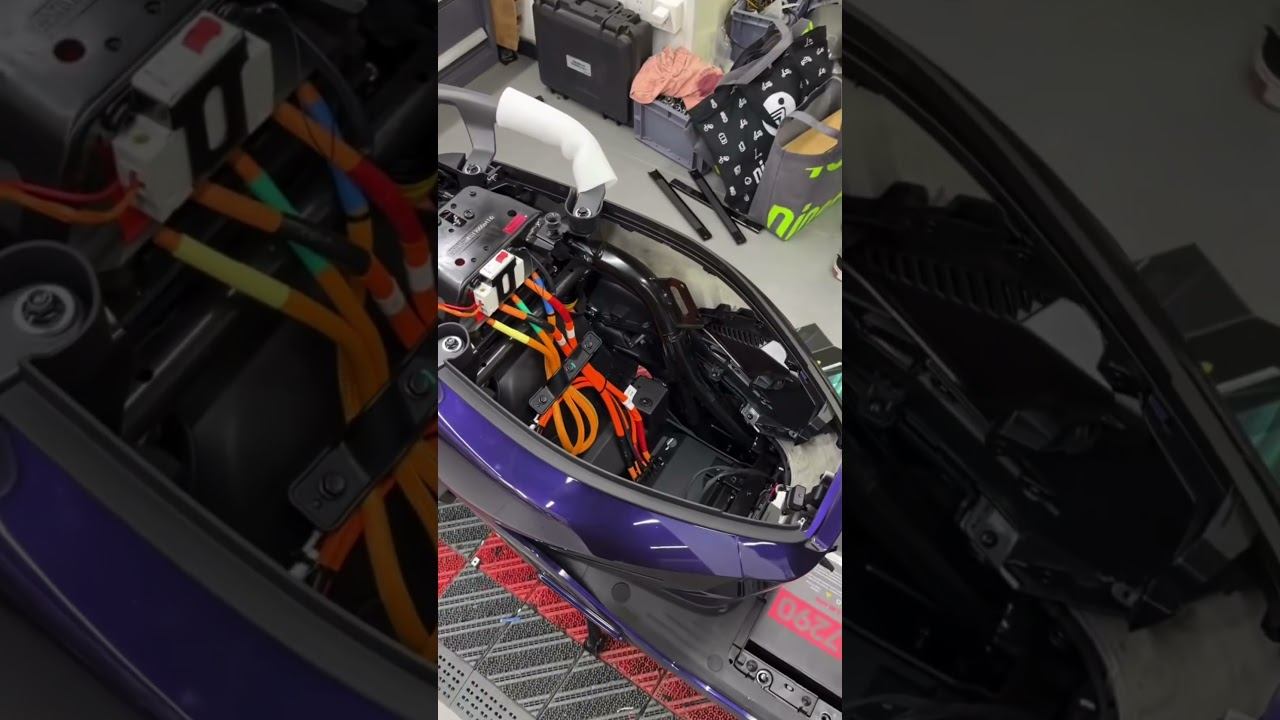 Топовый электроскутер в 2026 году Ninebot M5 200 с литиевой батареей 74В / 180Ач #ninebot #m5200 смотреть онлайн