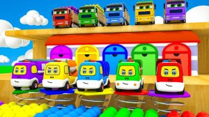 Мультфильмы для детей про машинки - Веселые песенки для детей - Мультики для мальчиков и девочек