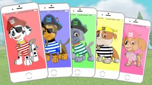 Щенячий патруль пираты, учим цвета, развивающий мультик для детей