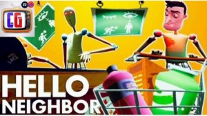 СТРАХИ Привет Сосед СУПЕРМАРКЕТ С МАНЕКЕНАМИ Мультяшный хоррор Игра Hello Neighbor АКТ 3