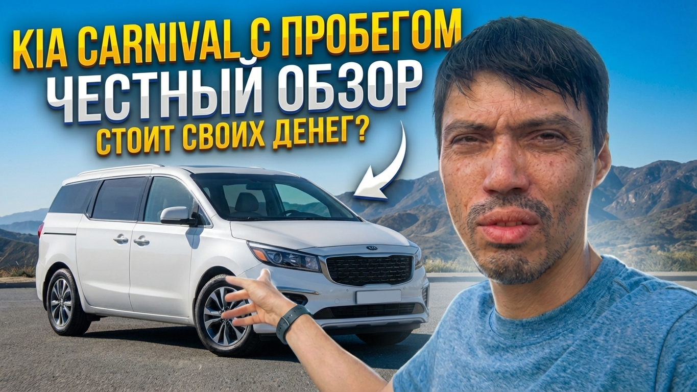 Обзор Kia Carnival. Все плюсы и минусы Корейского минивэна. смотреть онлайн