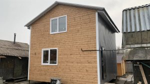 Каркасный дом двухэтажный 72 м²