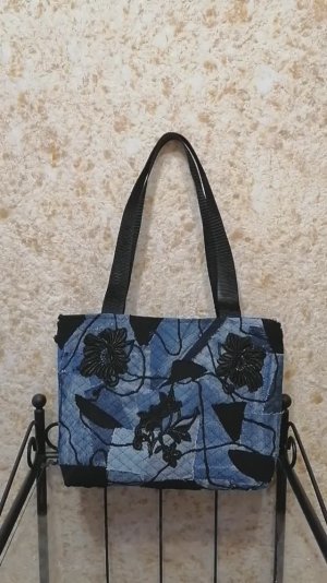 Сумки из старых джинсов.