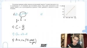 На рисунке приведен график зависимости внутренней энергии U порции идеального газа от - №29850